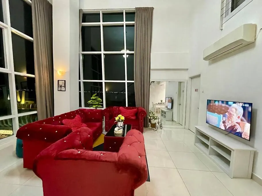 Duplex Maritime Suites Georgetown Jelutong Sea City View Apartment