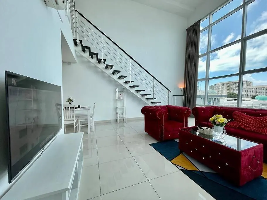 Duplex Maritime Suites Georgetown Jelutong Sea City View Malaysia