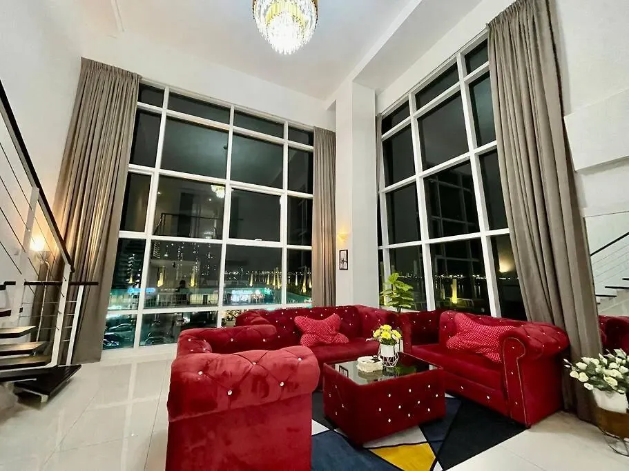 Apartment Duplex Maritime Suites Georgetown Jelutong Sea City View Malaysia